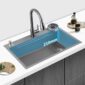 KX6045-01S-Gray Stainless Steel Kitchen Sink (2)