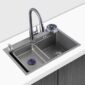 KX6045-05S-Gray Stainless Steel Kitchen Sink with Pull-out Faucet (12)