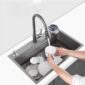 KX6845-03S-Gray Stainless Steel Kitchen Sink with faucent (12)