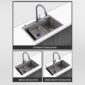 KX7545-02S-Gray Stainless Steel Kitchen Sink with faucet (14)