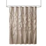 Laurel Tufted Semi-Sheer Shower Curtain