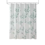 Cecily Burnout Printed Shower Curtain