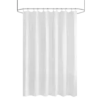Arlo Super Waffle Textured Solid Shower Curtain
