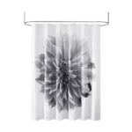 Norah Printed Floral Cotton Shower Curtain