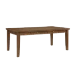 Cherry Finish Traditional Style Dining Table with 6x Drawers Wooden Dining Room Furniture