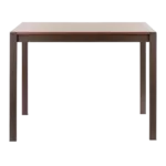 Fuji Contemporary Counter Table in Antique Metal and Walnut Wood by LumiSource
