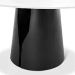 Modern Minimalist Brilliant Sintered Stone Dining Table 51.2 × 51.2 × 29.5inch