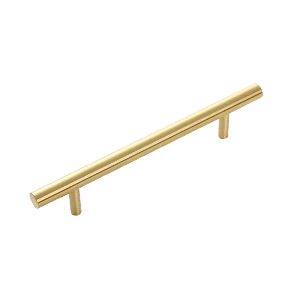Brass Gold Cabinet Pull Handle - 7.4 in. (187mm) Bar Pull | Elegant Hardware for Cabinets, Drawers