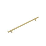 Cabinet Hardware Brass Gold 12.6 in. Pull Bar - 10 in Center-to-Center Spacing
