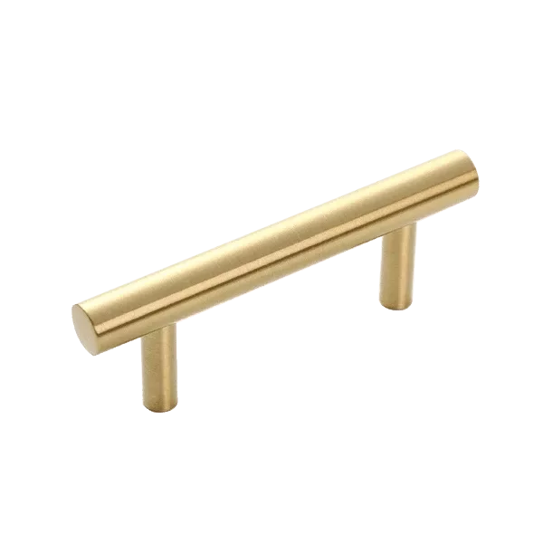 Cabinet Hardware 4.5 in. Pull Bar with Elegant Gold Finish and Durable Brass Construction