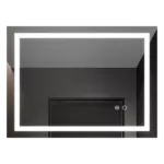 36 in. W x 28 in. H Rectangular Frameless Anti-Fog LED Horizontal and Vertical Wall Bathroom Vanity Mirror Front Light