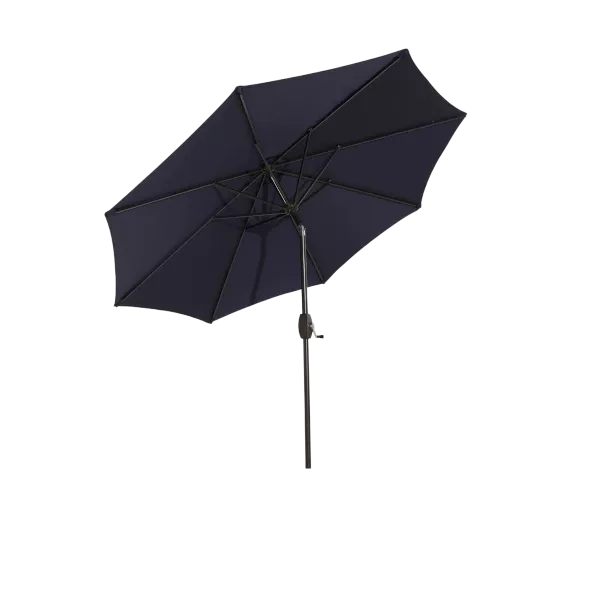 Aluminum Patio Umbrella in Dark Blue Color