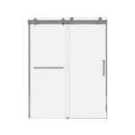 59''×76'' Size  10mm Glass With Single Door  Modern Style Bathroom Shower Door