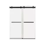59''×76'' Size  10mm Glass With Double Door  Modern Style Bathroom Shower Door
