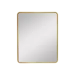 20x28 Inch Metal Framed Bathroom Medicine Cabinet with Mirror - Versatile Wall Mount or Recessed Elegance, Gilded Sophistication for a Timeless and Luxurious Bathroom Oasis.