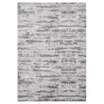 Milano Washable Manhattan Silver Woven Area Rug