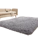 "Coral " Hand Tufted Shag Area Rug