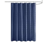 Brooklyn Cotton Jacquard Pom Pom Shower Curtain
