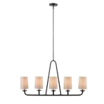 5-Light Linear Chandelier For Indoor