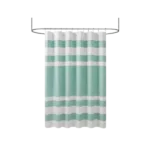 Spa Waffle Shower Curtain with 3M Treatment