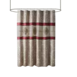 Donovan Embroidered Shower Curtain