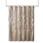 Laurel Tufted Semi-Sheer Shower Curtain