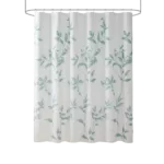 Cecily Burnout Printed Shower Curtain