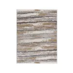 Riley Watercolor Abstract Stripe Woven Area Rug