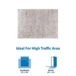 Sophie Talas Trellis Area Rug in Cream