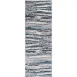 Riley Watercolor Abstract Stripe Woven Area Rug