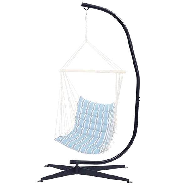 Metal Hammock Stand for Hanging Hammock Chair in Black