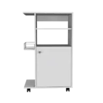 Napenthe 1-Shelf Kitchen Cart with Caster White