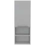 Kingston Rectangle 2-Shelf Medicine Cabinet in Grey
