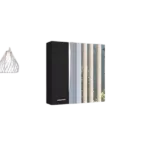 Black Wengue Crawford 4-Shelf Medicine Cabinet