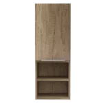 Mila Bathroom Cabinet, Two Interior  Shelves, Two External Shelves, Single Door Cabinet -Pine