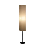 62.5 in. Noki Japanese Paper Floor Lamp in Black