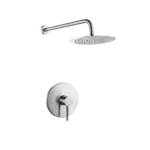 Wall Mount Shower System With Brushed Nickel Finish