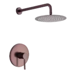 Wall-Mounted Rainfall Shower Head Shower Fixture in Oil Rubbed Bronze
