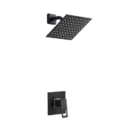 Shower Faucet with Rough-in Valve in Matte Black