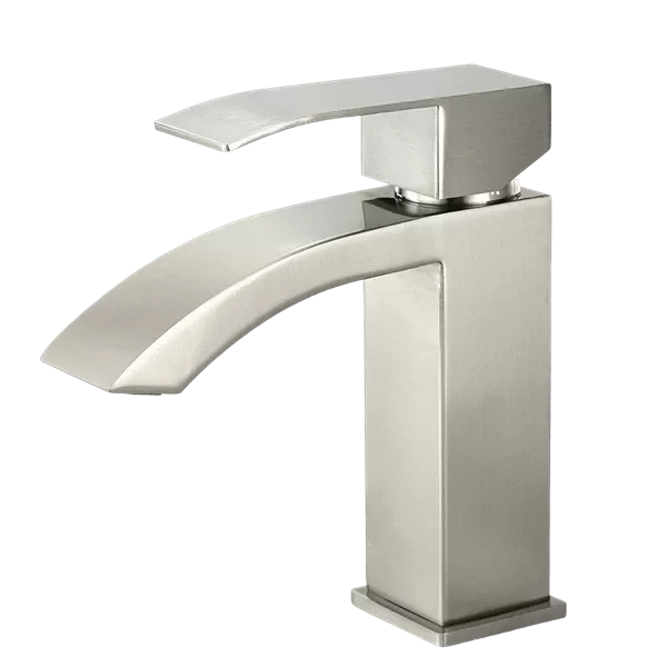 NK0902-Single Handle Single Hole Bathroom Faucet Spot Resistant in Brushed Nickel