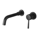 Wall Mounted Bathroom Faucet in Matte Black
