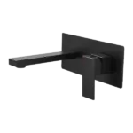 Wall Mounted Bathroom Faucet in Matte Black
