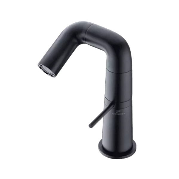 Single Hole Bathroom Faucet in Matte Black