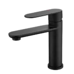 Single Hole Bathroom Faucet in Matte Black