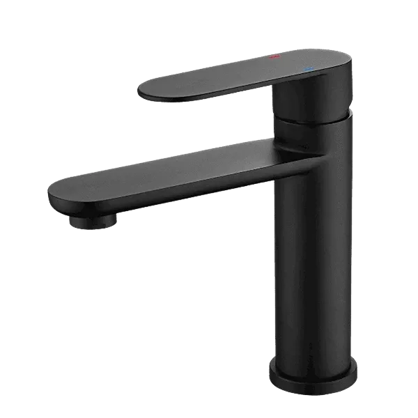 Single Hole Bathroom Faucet in Matte Black