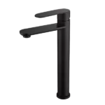 Single Hole Bathroom Faucet in Matte Black