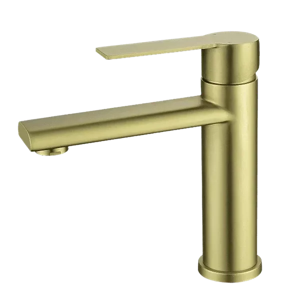 Single Hole Bathroom Faucet in Gold Color