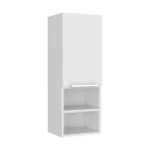Medicine Cabinet Hazelton, Open and Interior Shelves, White Finish
