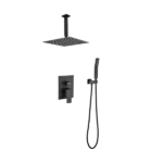 Ceiling Mounted Shower System Combo Set with Handheld and 12"Shower head