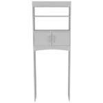 Hampton 2 Piece Bathroom Set, Valetta Over The Toilet Cabinet + Savona Mirrored Medicine Cabinet , White